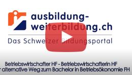 Vorschaubild des Videos «Betriebswirtschafter HF - der alternative Weg zum Bachelor in Betriebsökonomie FH»