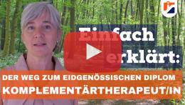 Vorschaubild des Videos «Der Weg zum eidgenössischen Diplom als Komplementärtherapeut/in»