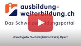 Vorschaubild des Videos «Eidg. dipl. Marketingleiter / Marketingleiterin - Informationen zur Weiterbildung»