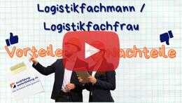Vorschaubild des Videos «Logistikfachmannn / Logistikfachfrau: 6 Vorteile, 4 Nachteile»