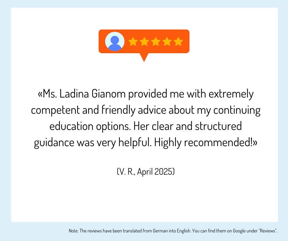 Participants in the educational counseling provide feedback on the counseling.