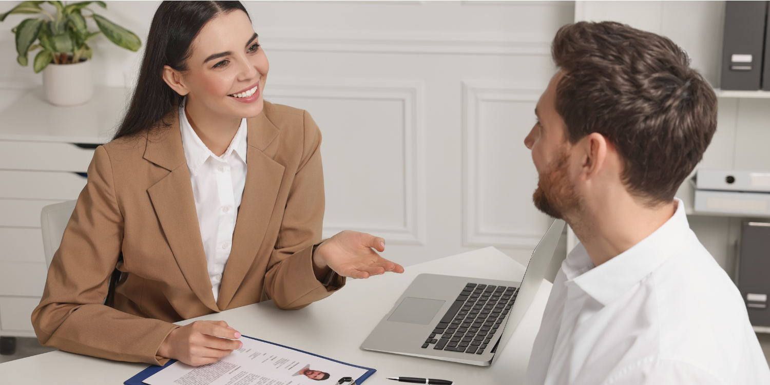 Gespräch im Personalbereich