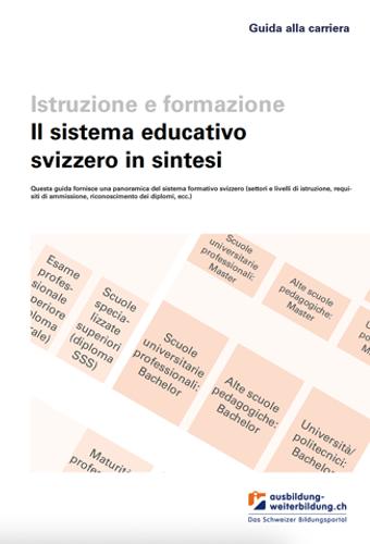 Il sistema educativo svizzero in sintesi          