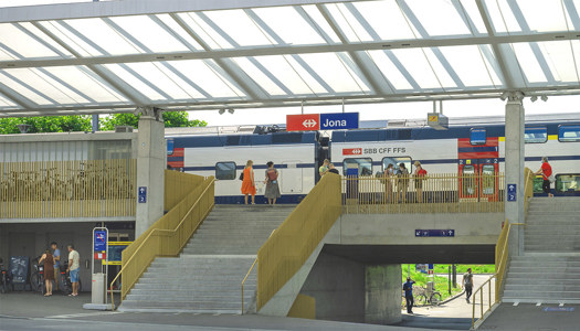 Schulen Rapperswil-Jona: einfache Erreichbarkeit mit dem öffentlichen Verkehr