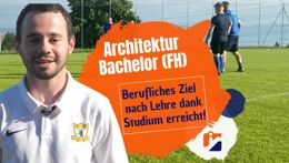 Vorschaubild des Videos «Architektur-Studium nach der Lehre als Zeichner Fachrichtung Architektur»