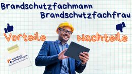 Vorschaubild des Videos «Brandschutzfachmann  / Brandschutzfachfrau: 5 Vorteile, 5 Nachteile»