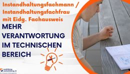 Vorschaubild des Videos «Instandhaltungsfachmann Weiterbildung: Mehr Verantwortung im Unterhalt»