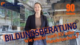 Vorschaubild des Videos «Wie weiter nach Handelsschule oder KV?»