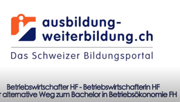 Vorschaubild des Videos «Betriebswirtschafter HF - der alternative Weg zum Bachelor in Betriebsökonomie FH»
