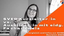 Vorschaubild des Videos «SVEB Kursleiter oder Ausbilder/in mit eidg. Fachausweis?»