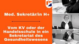 Vorschaubild des Videos «Mehr über die Ausbildung Medizinische Sekretärin H+ / Medizinischer Sekretär H+ erfahren»