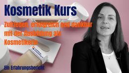 Vorschaubild des Videos «Kosmetik Ausbildung und Infos zur Kosmetikschule»
