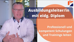 Vorschaubild des Videos «Ausbildungsleiter / Ausbildungsleiterin: Professionelle Erwachsenenbildner / Erwachsenenbildnerin»