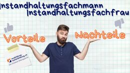 Vorschaubild des Videos «Instandhaltungsfachmann / Instandhaltungsfachfrau: 5 Vorteile, 4 Nachteile»