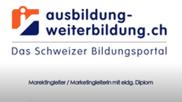 Vorschaubild des Videos «Eidg. dipl. Marketingleiter / Marketingleiterin - Informationen zur Weiterbildung»