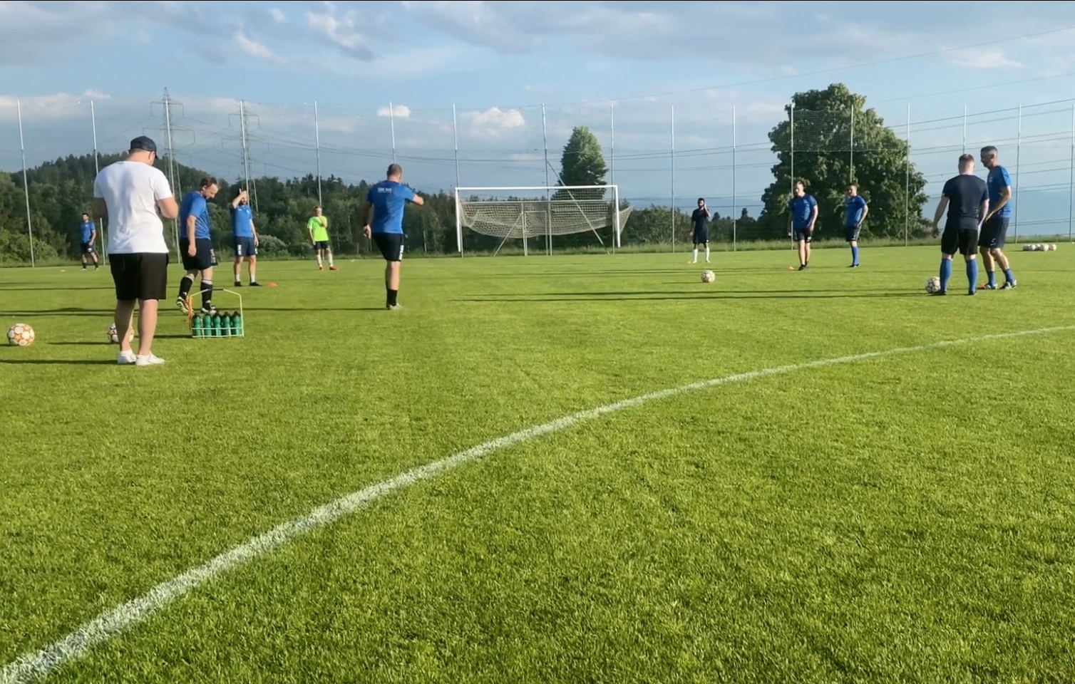 Fussball als Auszeit von dem Architektur-Studium