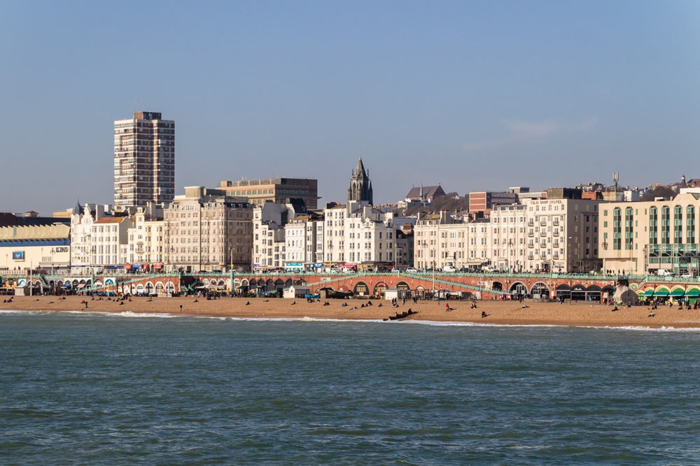 Strandpromenade in Brighton