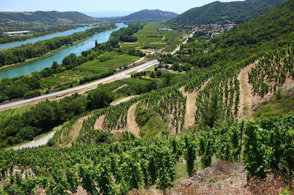 Wunderschöne Landschaft um Lyon