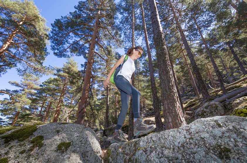 Abschalten auf dem Land: Navacerradagebirge im Guadarrama Natural Park bei Madrid