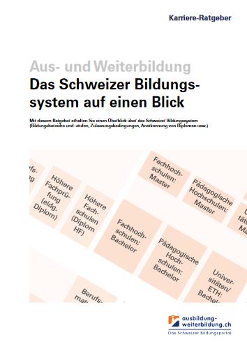 Schweizer Bildungssystem auf einen Blick